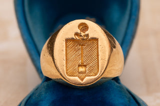 Antique Chevalière Signet Ring