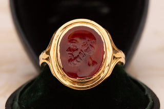 Victorian 'Socrates' Intaglio Ring