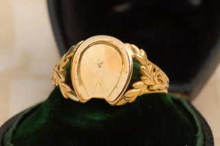 Antique French Horseshoe Ring