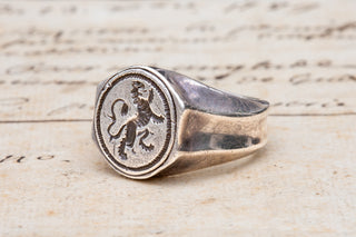 Post-Medieval Silver Matrix Seal Ring