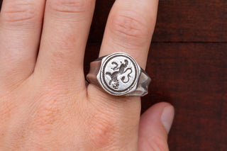 Post-Medieval Silver Matrix Seal Ring