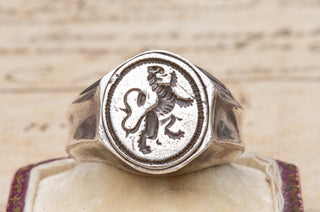 Post-Medieval Silver Matrix Seal Ring