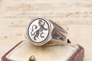 Post-Medieval Silver Matrix Seal Ring