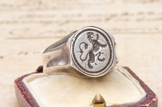 Post-Medieval Silver Matrix Seal Ring