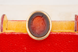 Georgian Carnelian Diana Intaglio Ring-Ravensbury Antiques