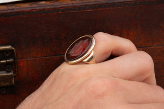 Georgian Carnelian Diana Intaglio Ring-Ravensbury Antiques