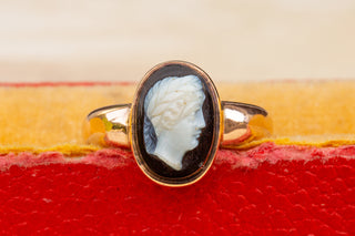 Victorian Hardstone Cameo Emperor Signet-Ravensbury Antiques