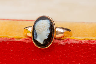 Victorian Hardstone Cameo Emperor Signet-Ravensbury Antiques