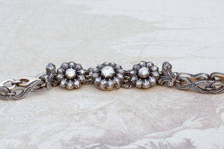 Mid-Century Rose Cut Diamond Bracelet