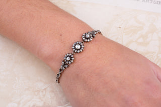 Mid-Century Rose Cut Diamond Bracelet