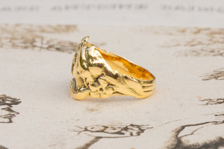 French Art Nouveau Figural Ring