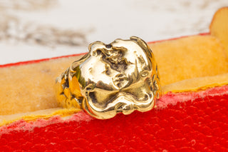 French Art Nouveau Figural Ring