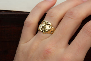 French Art Nouveau Figural Ring