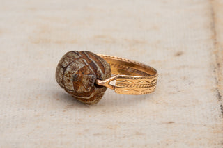 Antique Swivel Ring with Ancient Scarab