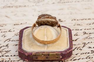 Antique Swivel Ring with Ancient Scarab