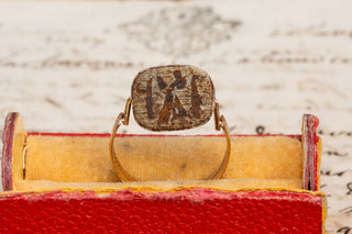 Antique Swivel Ring with Ancient Scarab