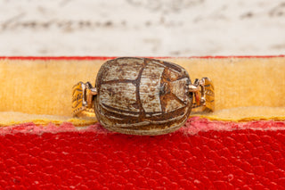 Antique Swivel Ring with Ancient Scarab