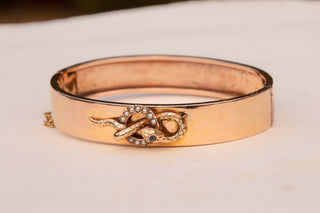 Antique French Snake Bangle