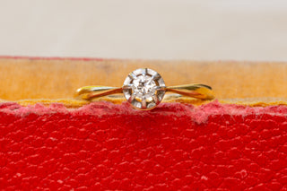 Edwardian Diamond Solitaire Ring