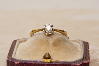 Edwardian Diamond Solitaire Ring