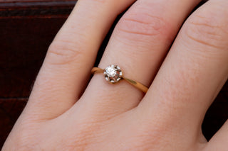 Edwardian Diamond Solitaire Ring