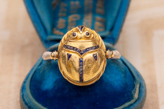 Art Deco Rotating Scarab Ring