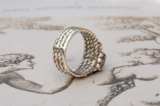 West African Silver Fulani Ring