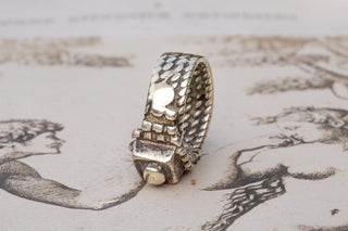 West African Silver Fulani Ring