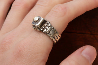 West African Silver Fulani Ring