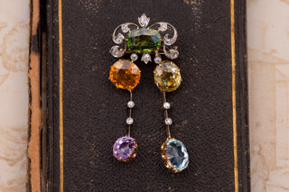 Edwardian Harlequin Pendant-Brooch