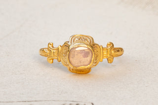 Renaissance Rock Crystal Marriage Ring