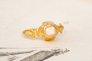 Renaissance Rock Crystal Marriage Ring