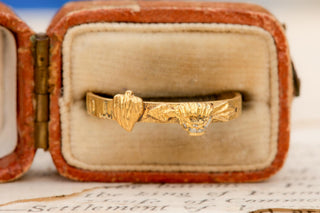 Spanish Renaissance High Karat Gold Posy Betrothal Ring, Early 17th Century