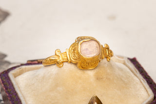 Renaissance Rock Crystal Marriage Ring