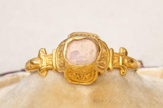 Renaissance Rock Crystal Marriage Ring