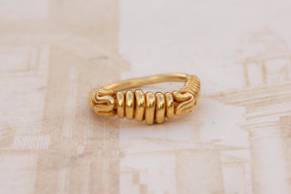 Ancient Javanese High Karat Gold Wirework Ring, c. 8th–10th Century