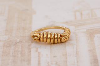Ancient Javanese High Karat Gold Wirework Ring, c. 8th–10th Century