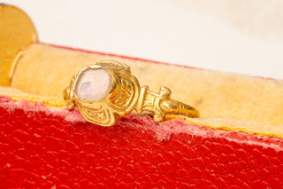 Renaissance Rock Crystal Marriage Ring