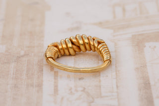Ancient Javanese High Karat Gold Wirework Ring, c. 8th–10th Century