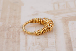 Ancient Javanese High Karat Gold Wirework Ring, c. 8th–10th Century