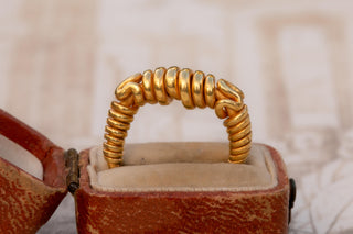 Ancient Javanese High Karat Gold Wirework Ring, c. 8th–10th Century