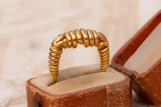 Ancient Javanese High Karat Gold Wirework Ring, c. 8th–10th Century