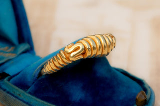 Ancient Javanese High Karat Gold Wirework Ring, c. 8th–10th Century