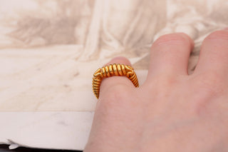 Ancient Javanese High Karat Gold Wirework Ring, c. 8th–10th Century