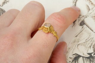 Renaissance Rock Crystal Marriage Ring