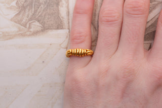 Ancient Javanese High Karat Gold Wirework Ring, c. 8th–10th Century