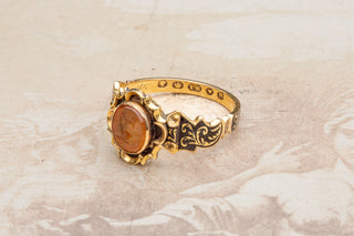 Early Victorian Urn Mourning Ring