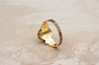 Early Victorian Urn Mourning Ring