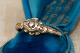 Early Javanese Silver-Gilt Vishnu Ring, c.8th–10th Century