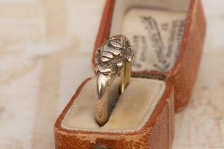 Early Javanese Silver-Gilt Vishnu Ring, c.8th–10th Century